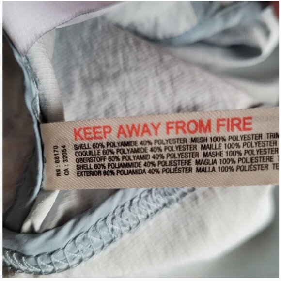 Free People NWT Peace Out Backpack Parachute Parka Windbreaker Jacket size M/L - Picture 7 of 10